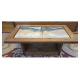 16x16 Eddie Smith pottery art tiles in a 40x16x24