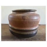 Karen Karnes lidded studio pottery art jar 4.25"