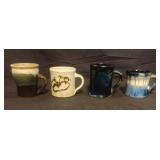 Eddie Smith pottery mugs
