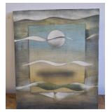 10x12 Eddie Smith art painted wood