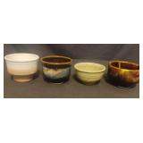 Studio art pottery bowls