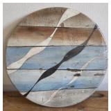 Eddie Smith 10.5" artwork painted wood