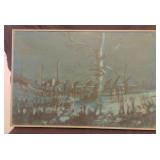 Unique canvas framed wall artwork 36 x 25