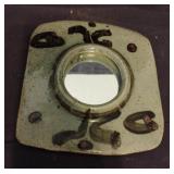 Studio art pottery mirror
