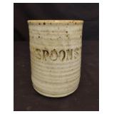 Studio pottery "Spoons" holder