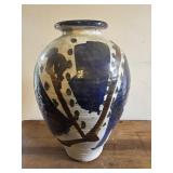 14.25" studio art pottery vase