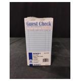 Guest Checks. 10-50 ct books