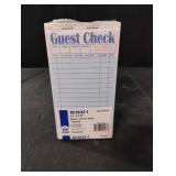 Guest Checks. 10-50 ct books