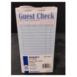 Guest Checks. 10-50 ct books