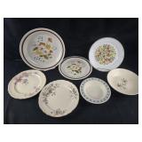 Assorted Vintage plates and bowls - Knowles