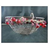 Red beaded bowl