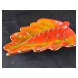 California Pottery Leaf ashtray