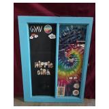 Repurposed Window Art (one side is chalkboard) -