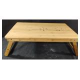 Adjustable Bamboo Laptop Bed Tray ï¿½ Foldable