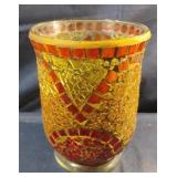 Mozaic glass vase