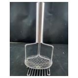 Stainless steel food masher
