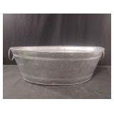 Galvanized metal utility tub