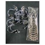 Shower curtain hangers