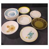 Vintage saucers and bowls