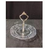 Vintage Kingston Crystal Centerpiece Server