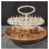Vintage Rubbermaid lazy susan sewing cady