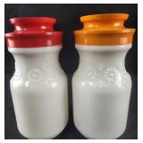 Vintage Maxwell House/Tang milk glass canisters