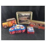 Group of Coca-Cola Tins