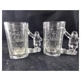2 - Coca-Cola Santa Mugs
