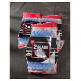 2-Blade disposable razors. 3-12 ct packs