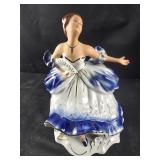 Vintage Arpo Curtea De Arges porcelain blue and