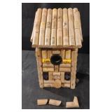 Handmade cork birdhouse. Need repairs