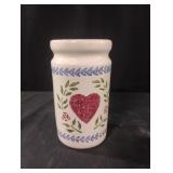 Vintage Santa Ana Crockery Storage Crock with a