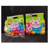Easter eggs. 2-45 ct packs. Candy is out of date