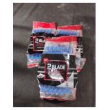 2-Blade disposable razors. 3-12 ct packs