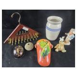 Home Decor, Tie/necklace hanger, urchin shell,