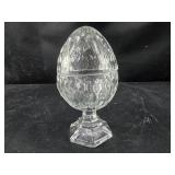 Glass Egg Trinket Box