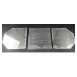 3pc Mirror Table Runner (small chips on one)