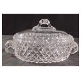 Vintage Bryce Bros. "Amazon" patterned clear