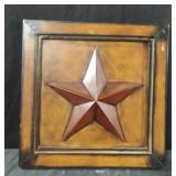 Decorative metal star wall decor
