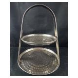 2 tiered Stainless Steel Stand