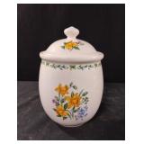 Thomson Pottery cookie jar in the "Floral Garden"