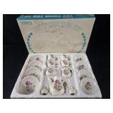 17pc Toy China Tea Set