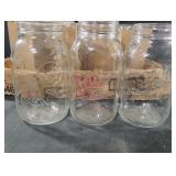 Quart canning jars. 12 total