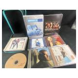 Cds, Cassettes, Dvds and case,