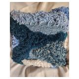Blue & White Pillow