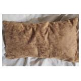 Oblong Brown Pillow