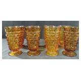 Indiana Glass Whitehall Harvest Gold Tumblers 14