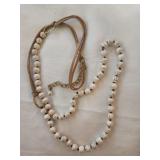 Howlite beaded necklace