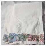 Two standard pillowcase with decorative boarder