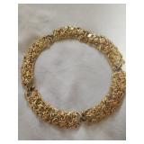 Rare Vintage Gold-tone Monet choker